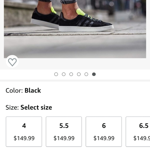 Adidas Campus 'Core black solar yellow' mens sz 12 sneaker NEW - Picture 10 of 12